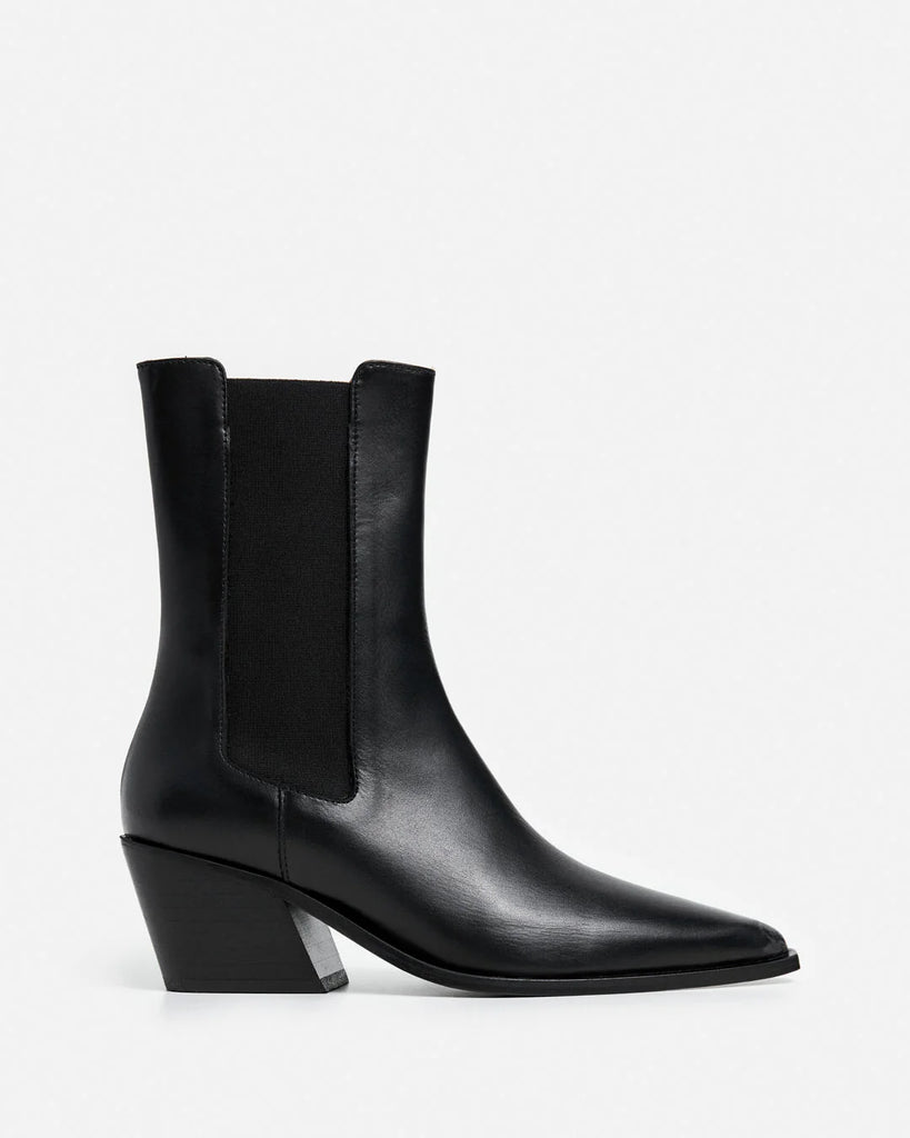 Flattered - Sandra Leather Boot - Black