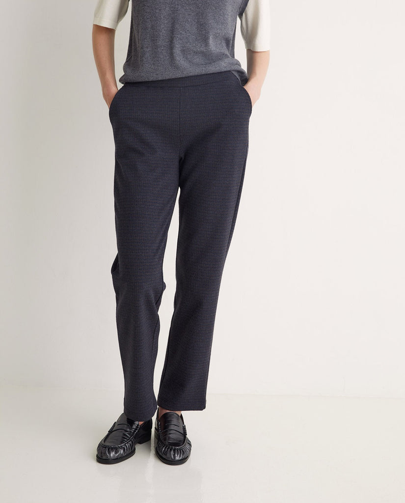 Yerse - Jacquard Straight Trousers -