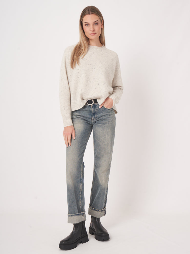 REPEAT - Cashmere Speckle Sweater -