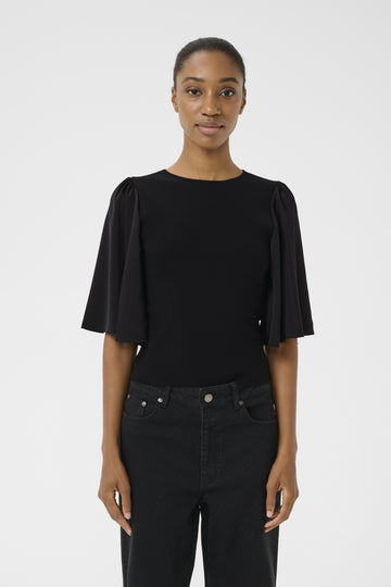 GESTUZ - Sama Top - Black