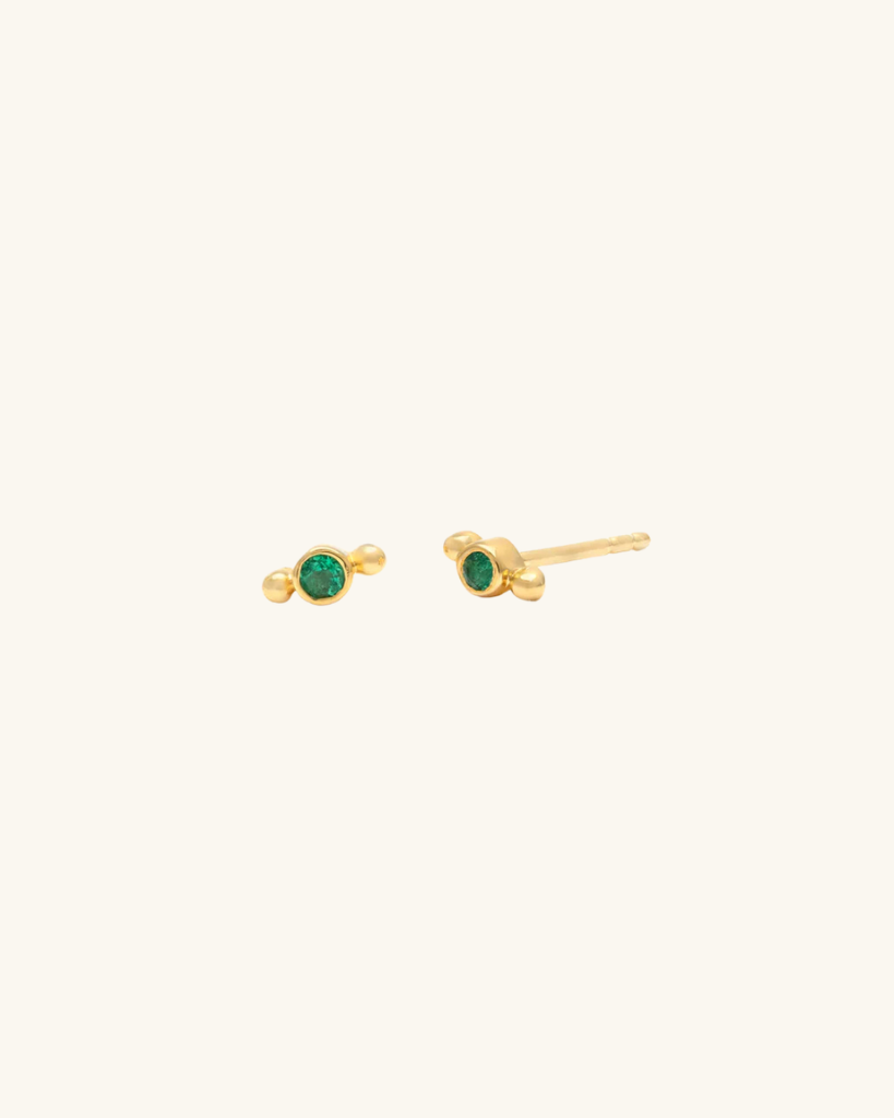Leah Alexandra - Isla Studs - Emerald