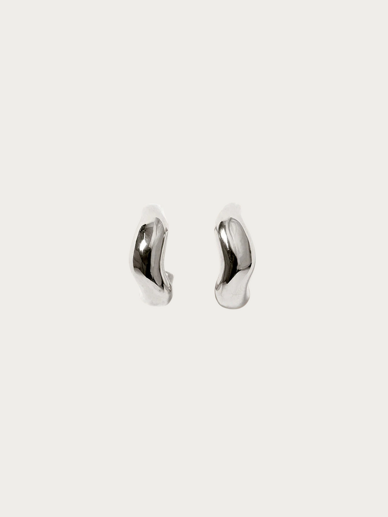 Vimeria - Ripple Hoops - Silver