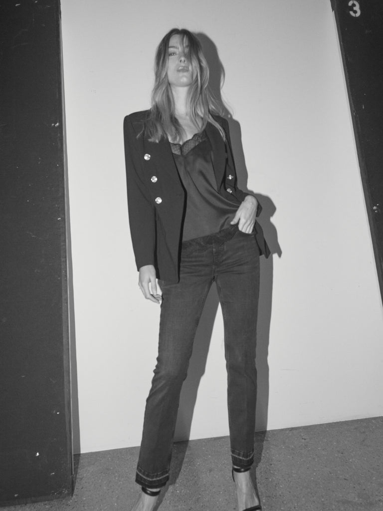 Mos Mosh - Ditte Silk Lace Singlet -