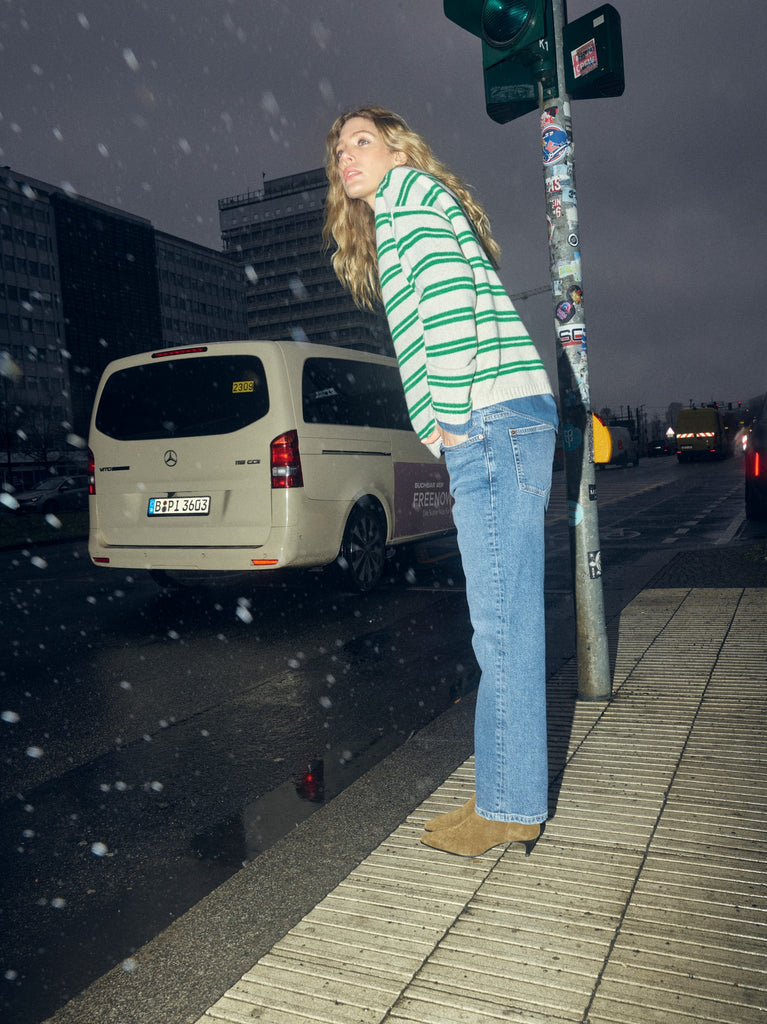 Mos Mosh - Khai Two Stripe Knit -