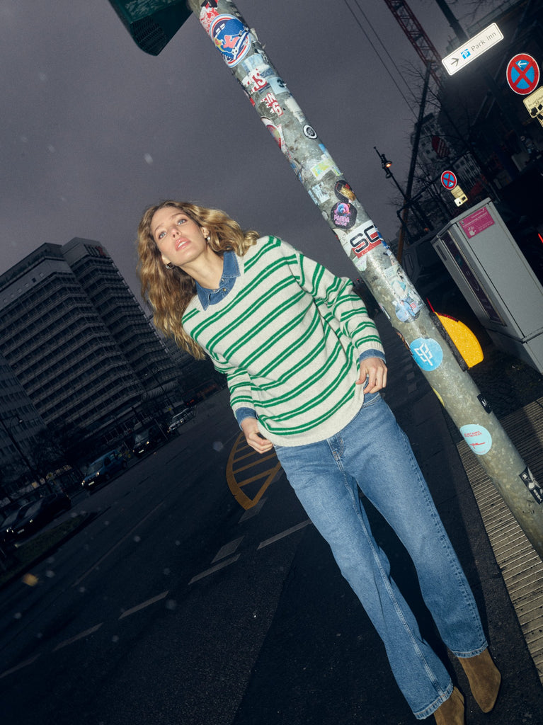 Mos Mosh - Khai Two Stripe Knit -