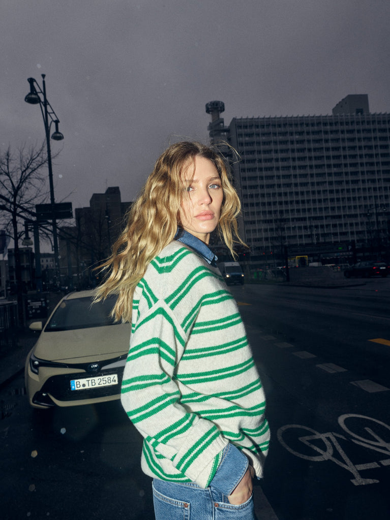 Mos Mosh - Khai Two Stripe Knit -