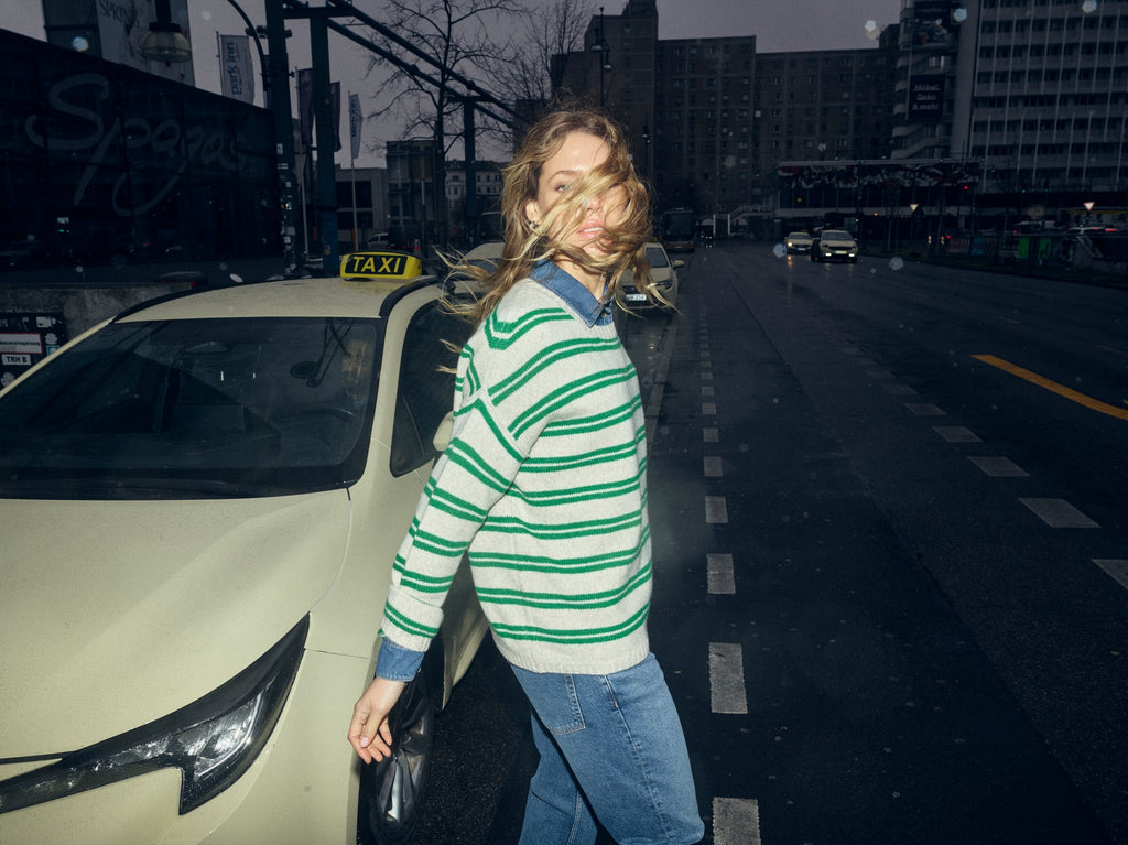 Mos Mosh - Khai Two Stripe Knit -