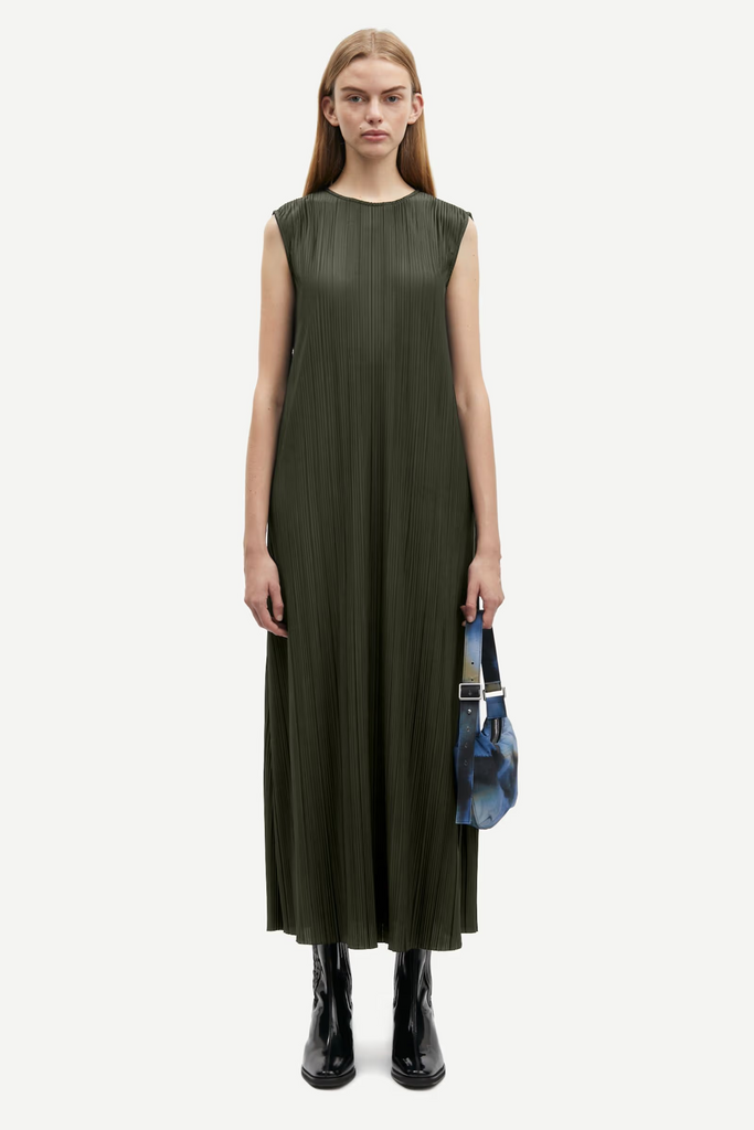 Samsoe Samsoe - Sauma Pleated Dress - Beluga