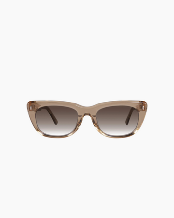 VALLEY Eyewear - Tomahawk Sunglasses – Dark Champagne w Gold Metal / Brown Gradient Lens -