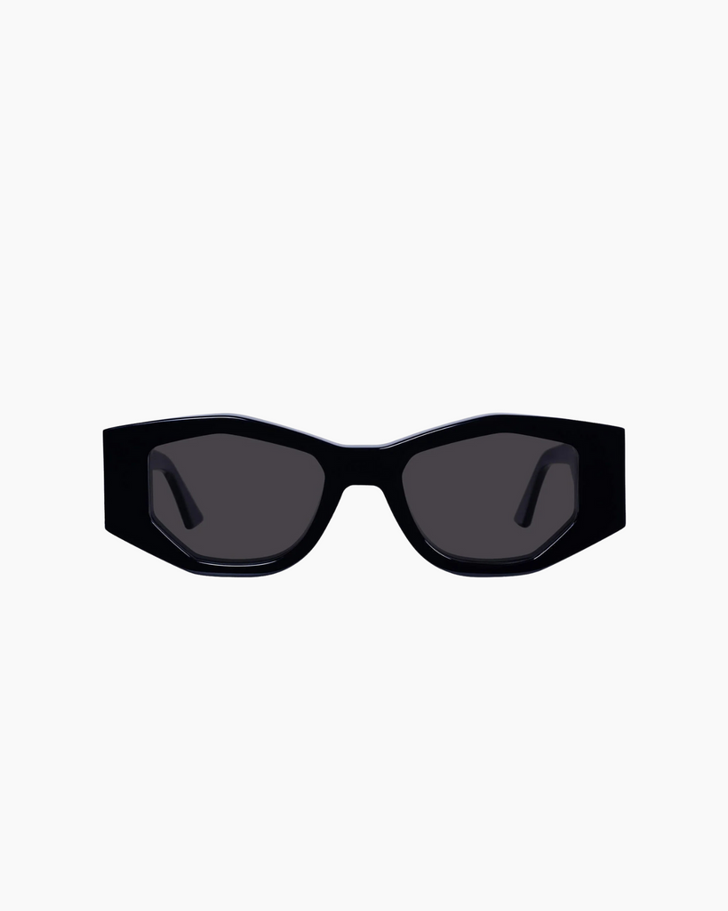 VALLEY Eyewear - Valiant Sunglasses - Gloss Black Black Lens