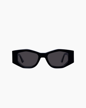 VALLEY Eyewear - Valiant Sunglasses - Gloss Black Black Lens