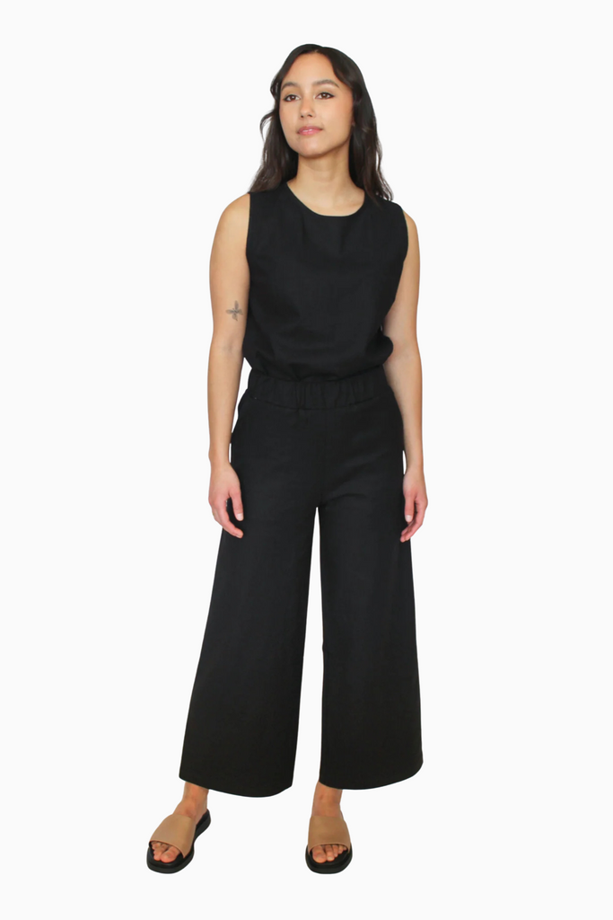 Sattva by Sarah - Linen Pants - Black