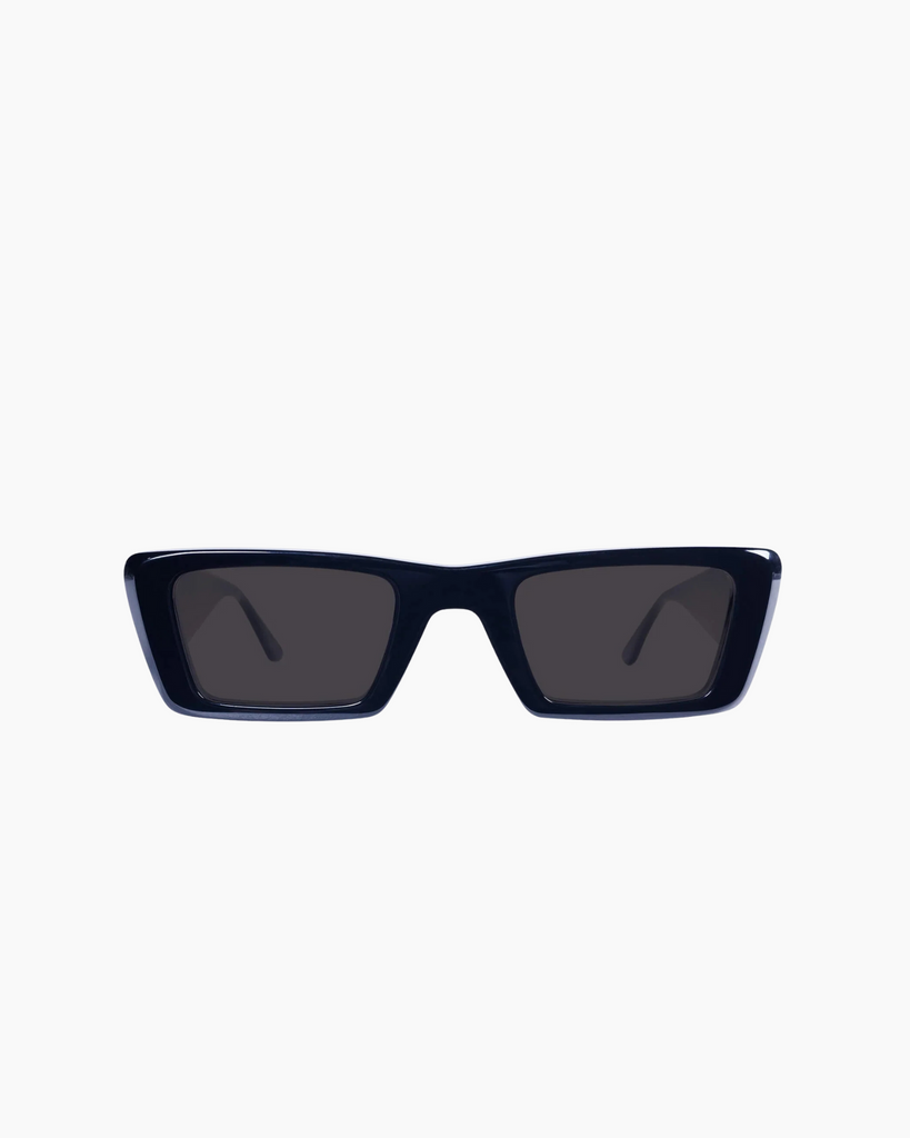 VALLEY Eyewear - La Hara Sunglasses - Gloss Black Black Lens