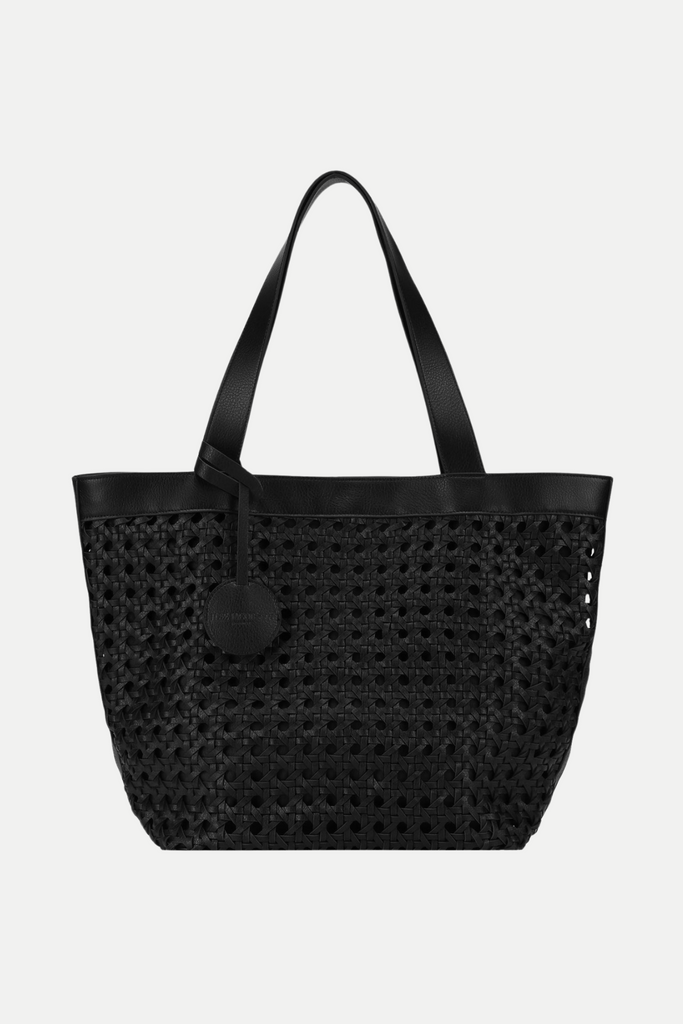 Ilse Jacobsen - Woven Small Shopper Bag - Black