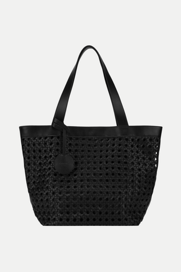 Ilse Jacobsen - Woven Small Shopper Bag - Black