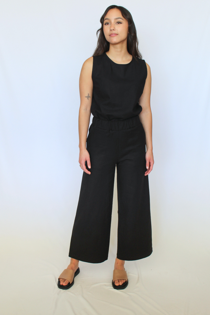 Sattva by Sarah - Linen Pants - Black