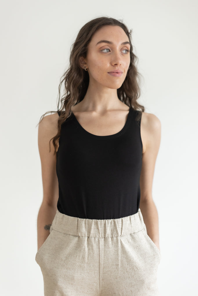 Sattva by Sarah - Essential Tank - Black