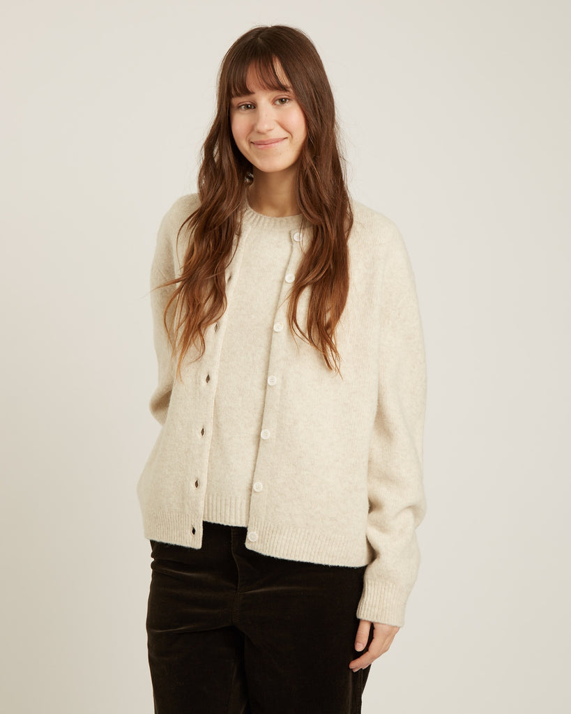 Naif - Malo Cardigan - Melange Beige