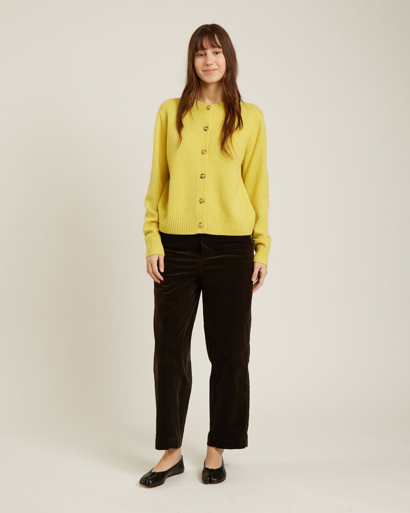 Naif - Shelly Cardigan - Yellow Lime