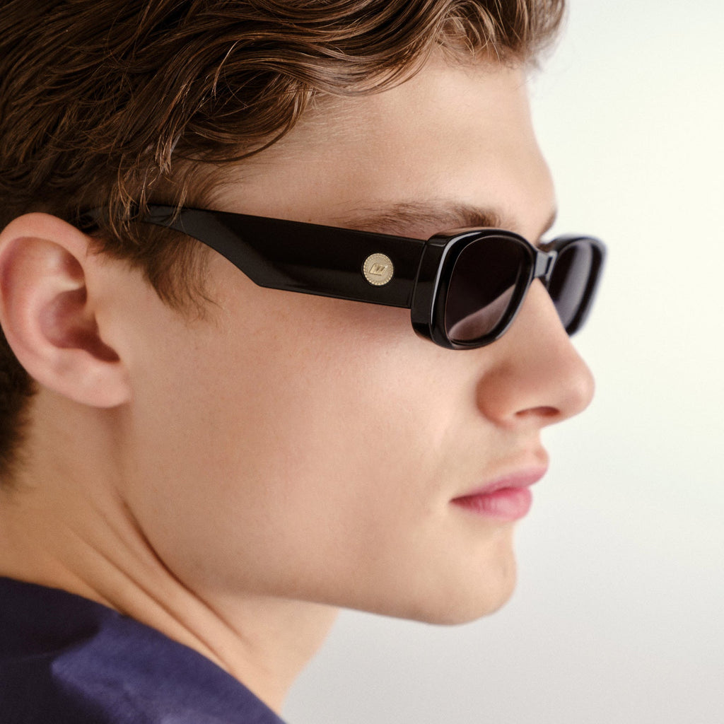 Le Specs - Unreal Sunglasses – Shiny Black -