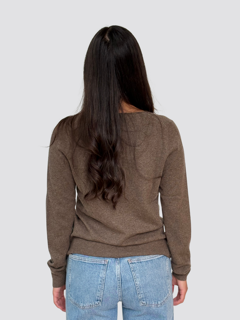REPEAT - Basic Organic Cashmere V-Neck Sweater -