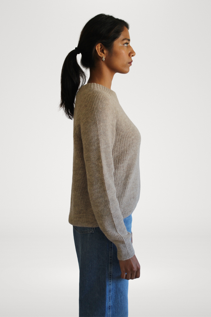 Sattva by Sarah - Cozy Crew Crop Sweater -