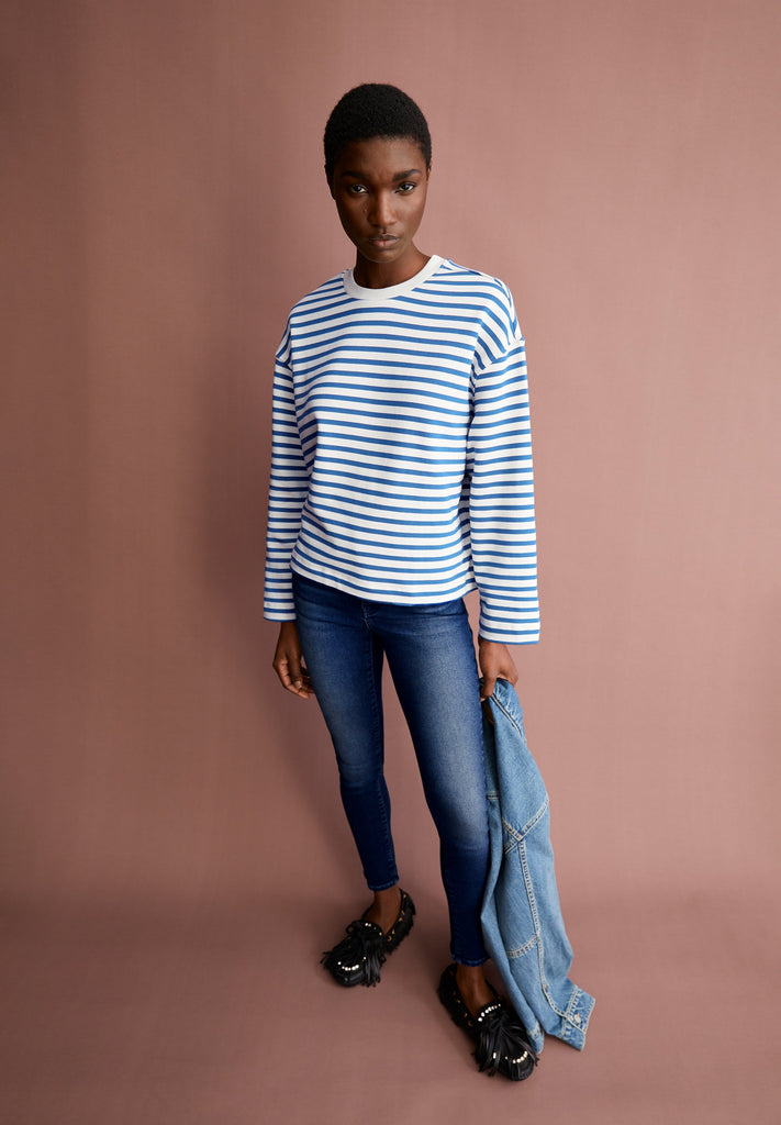 ARMEDANGELS - Frankaa Maarlen Stripe Sweatshirt -