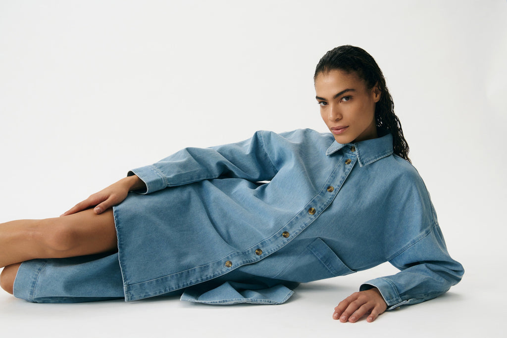Soaked in Luxury - Annabeth Denim Shirt -