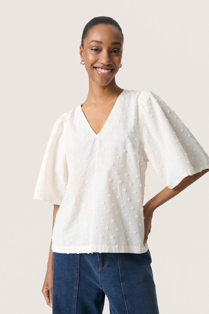 Soaked in Luxury - Sunela Felisia Top - Broken White