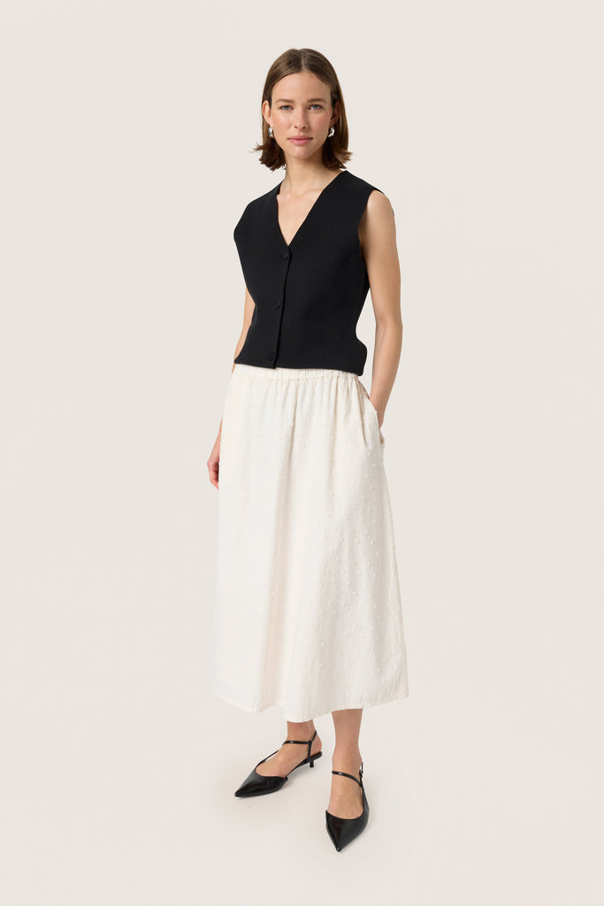 Soaked in Luxury - Sunela Skirt - Broken White