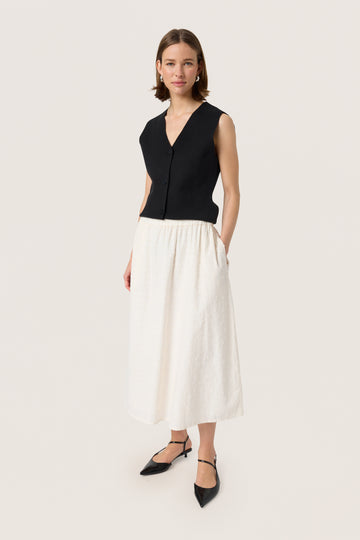 Soaked in Luxury - Sunela Skirt - Broken White