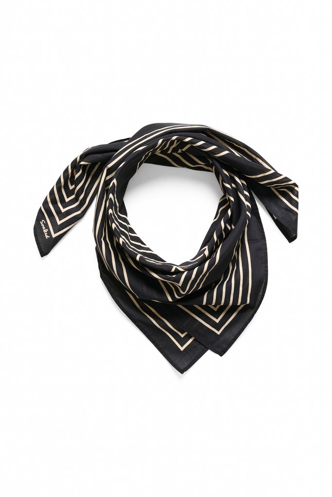 Soaked in Luxury - Elkie Scarf – Black Oatmeal -