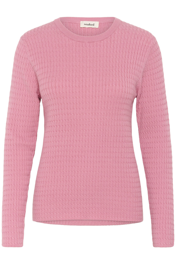 Soaked in Luxury - Spina Cable Pullover Sweater -