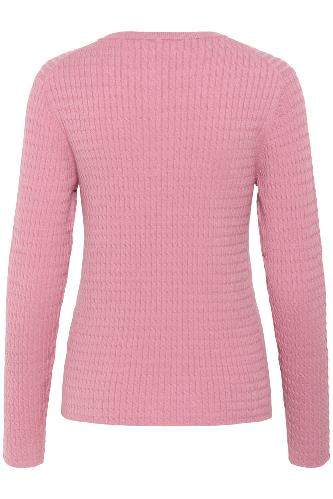 Soaked in Luxury - Spina Cable Pullover Sweater -