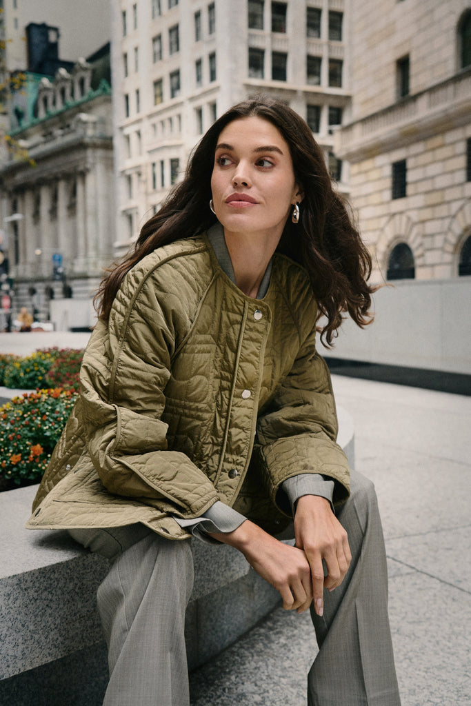 Soaked in Luxury - Jackline Jacket - Covert Green