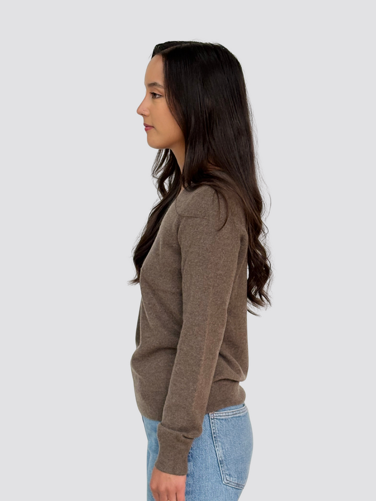 REPEAT - Basic Organic Cashmere V-Neck Sweater -