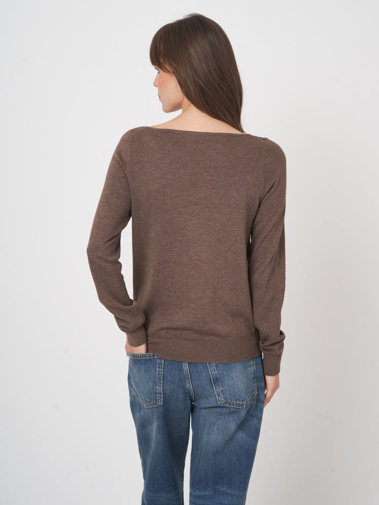 REPEAT - Basic Pullover in Cotton Blend -