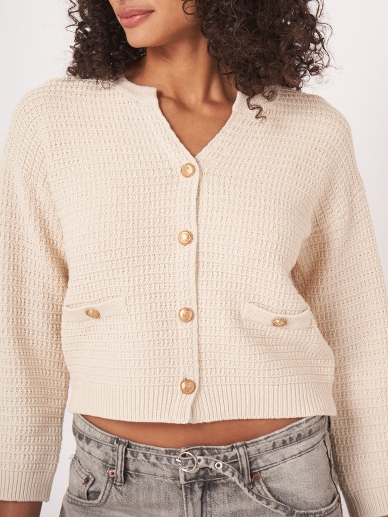 REPEAT - Cotton Lux Cardigan -