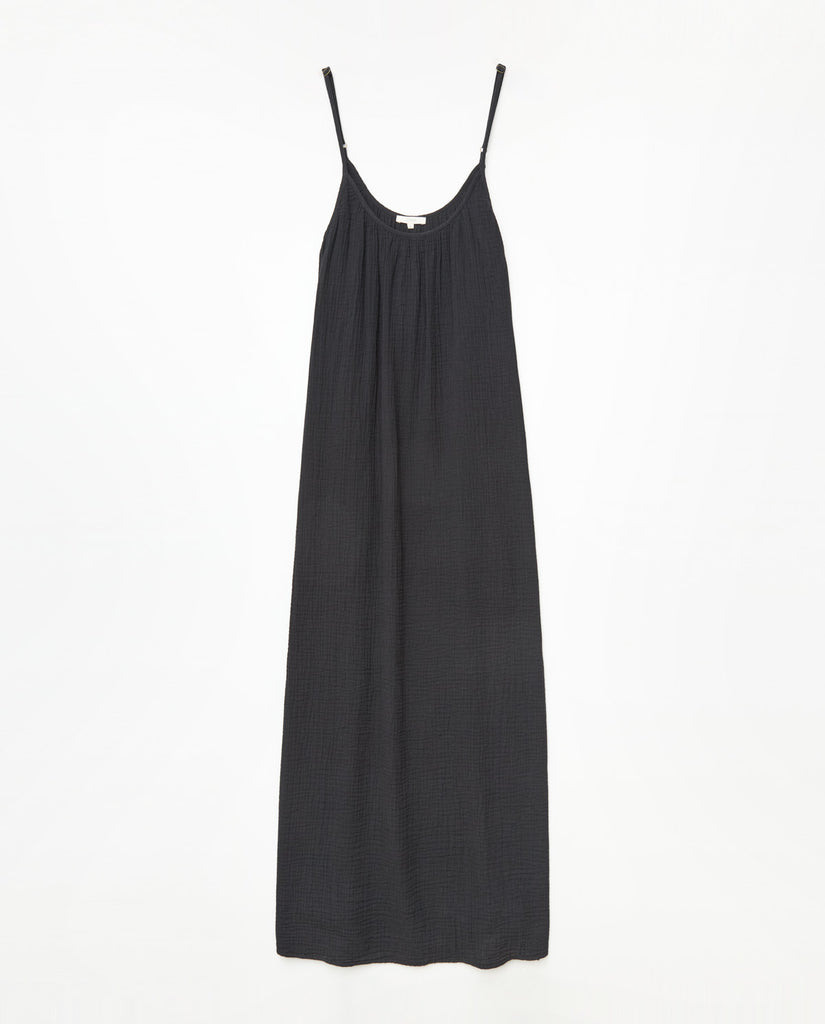 Yerse - Camelia Cotton Dress - Black