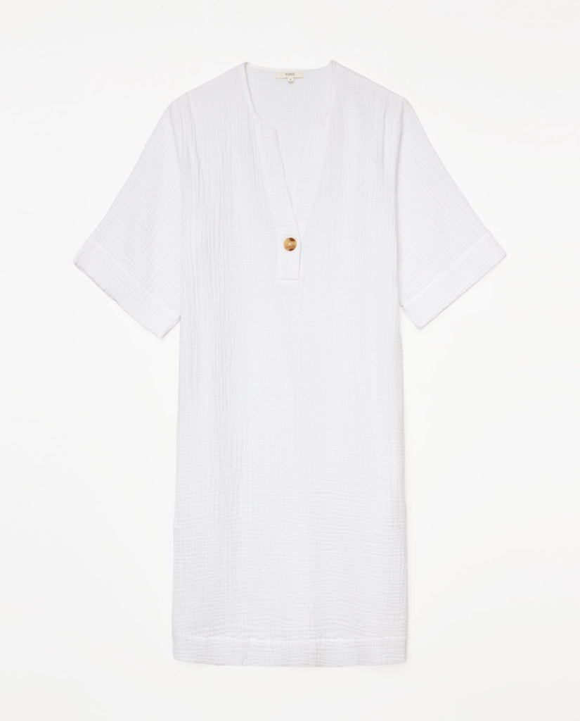 Yerse - Camelia T-Shirt Dress - White