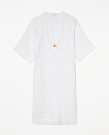 Yerse - Camelia T-Shirt Dress - White