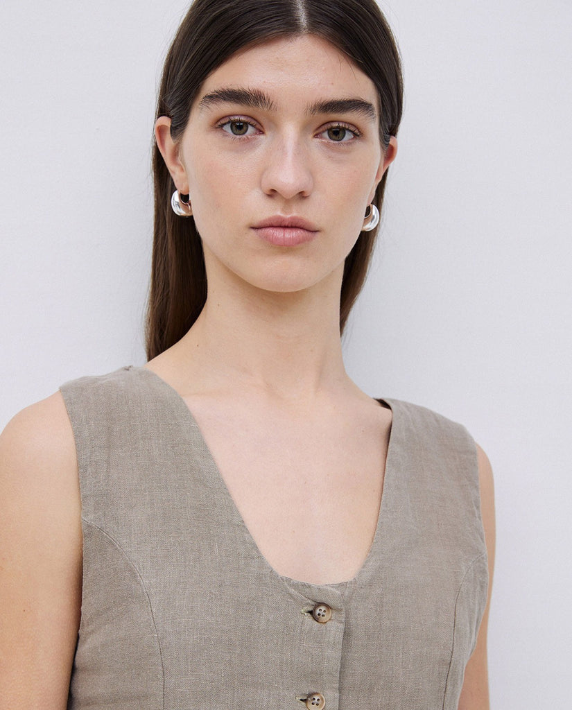 Yerse - Portofino Linen Vest -