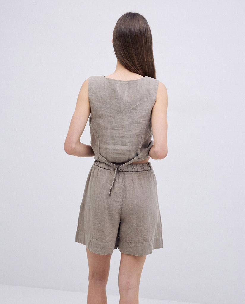 Yerse - Linen Shorts -