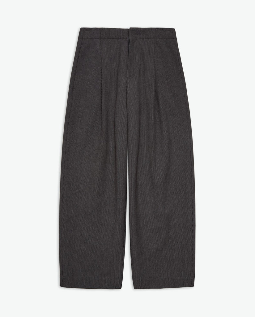 Yerse - Barrel Leg Stripe Trousers -