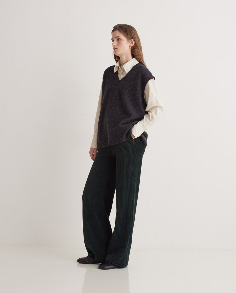 Yerse - Wide Cord Trousers -