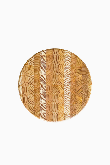 Larch Wood Canada - Round Cheese Board -