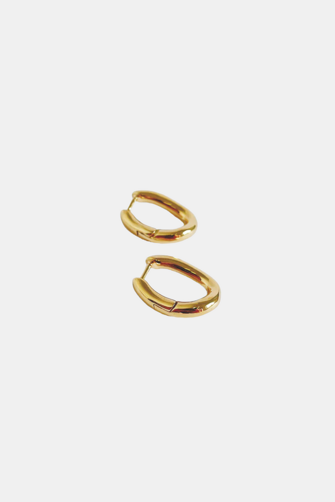 Kara Yoo - Ruth Hoops – Gold - Gold Vermeil