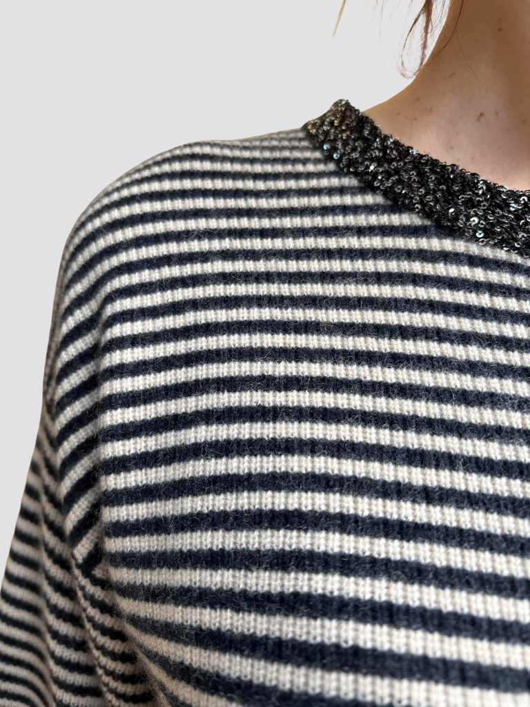 REPEAT - Knit Stripe Cardigan -