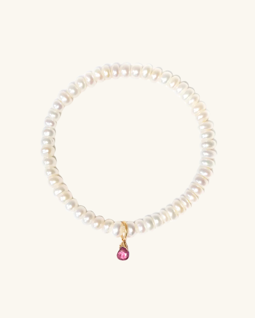 Leah Alexandra - Social Bracelet - Pearl & Tourmaline