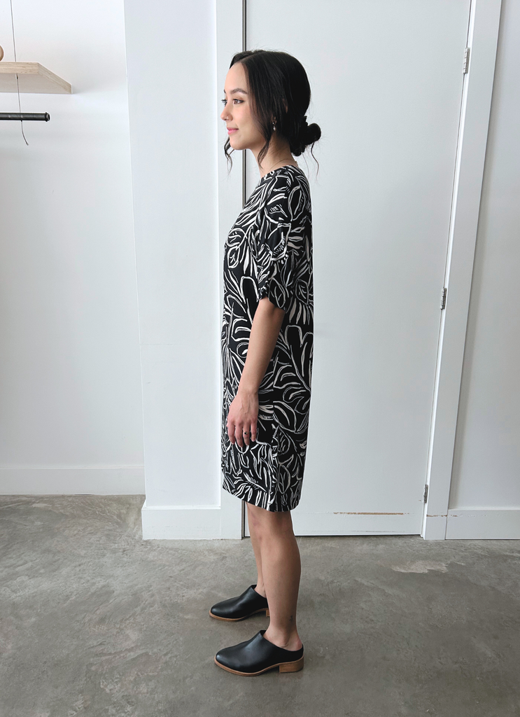Sattva by Sarah - Printed Everyday T-Shirt Dress -